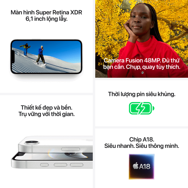 iPhone 16e 512GB Chính Hãng (VN/A)