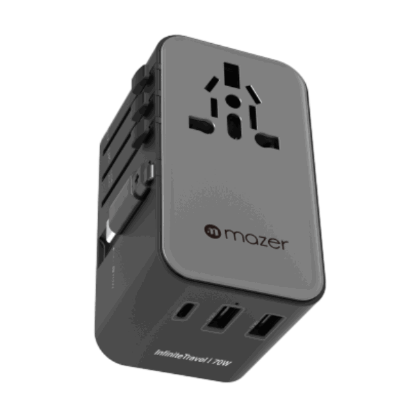 Bộ chuyển đổi du lịch Mazer GaN PD 70W 2C2A