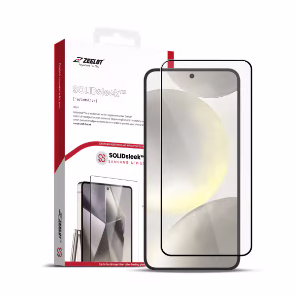 Dán kính cường lực Samsung Galaxy S25 Plus Zeelot Solidsleek 2.5D - ảnh 1