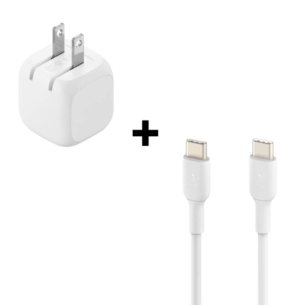 Bộ Combo cáp sạc Belkin 45W Type C-C màu trắng