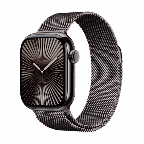 Apple Watch Series 10 46mm (LTE) Viền Titan - Dây Milanese S/M Cũ (Fullbox) - ảnh 1