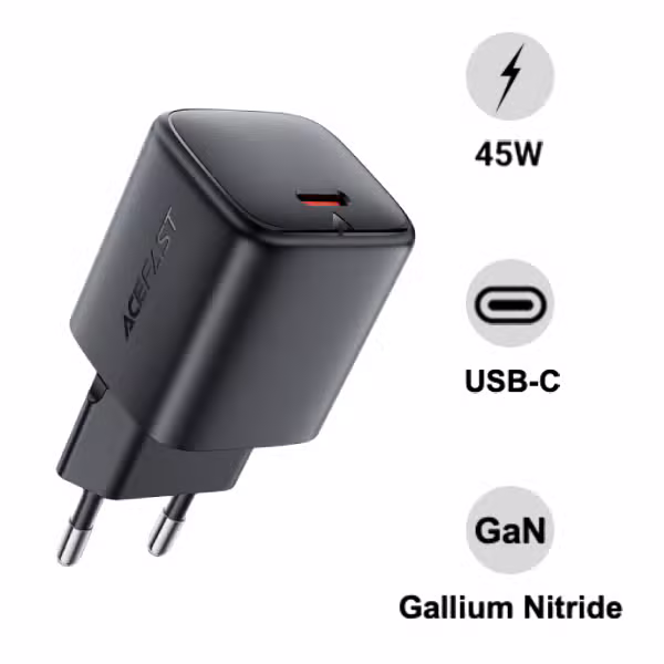 Củ sạc nhanh Acefast 45W USB-C PD 3.0 PPS GaN A119 - ảnh 1