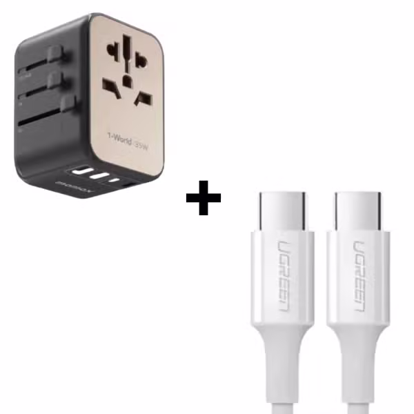 Bộ Combo cáp sạc 35W Type-C to Type-C Momax - Ugreen - ảnh 1