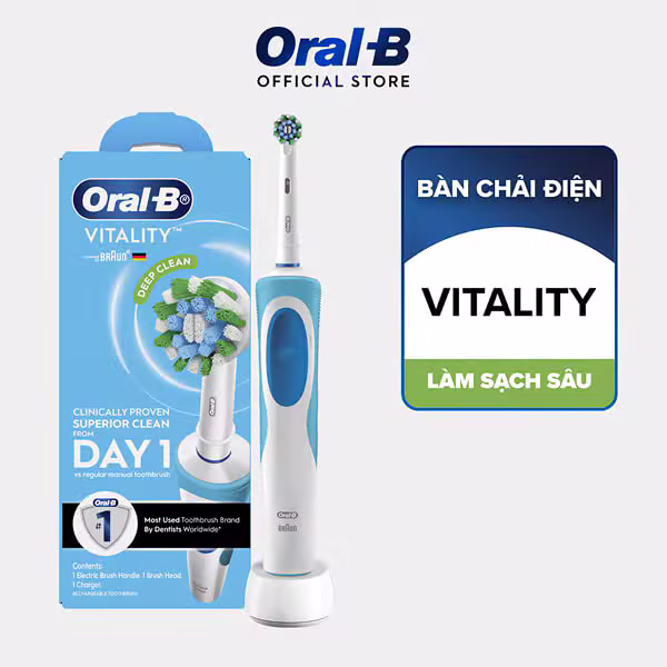 Bàn chải đánh răng điện Oral-B Vitality Deep Clean D12.513 - ảnh 2