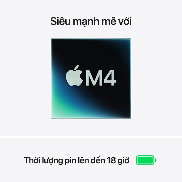 MacBook Air M4 13-inch 16GB/512GB Chính Hãng
