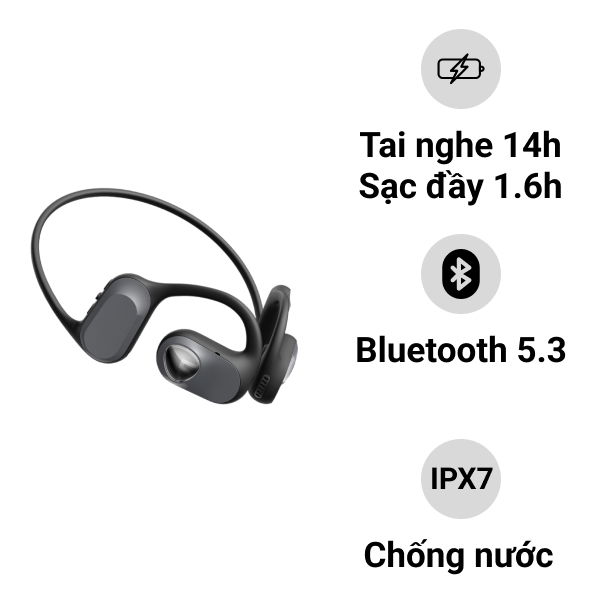 Tai nghe Bluetooth thể thao Soundpeats Runfree