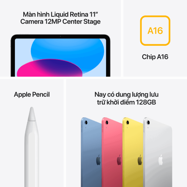 iPad A16 11 inch (2025) | 512GB Wifi Chính Hãng
