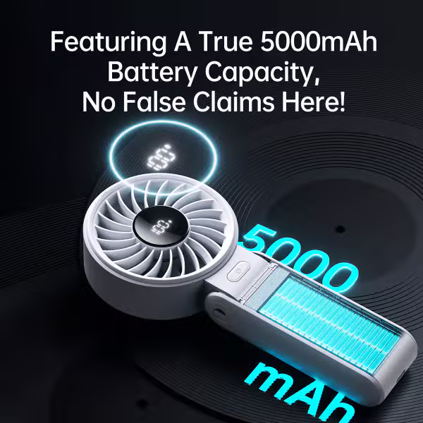 Quạt cầm tay JisuLife Life 7 3600mAh - ảnh 3