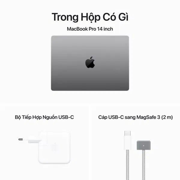 MacBook Pro M3 14 inch 16GB/512GB (Fullbox, Likenew)
