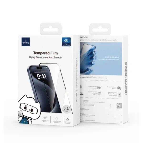 Dán kính cường lực iPhone 15 Pro Max WIWU
