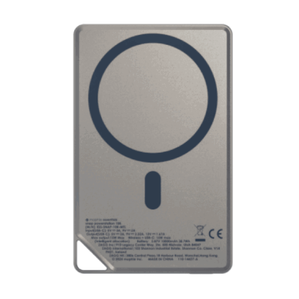 Pin sạc dự phòng Mophie Essentials Snap+ 10.000mAh Metallic