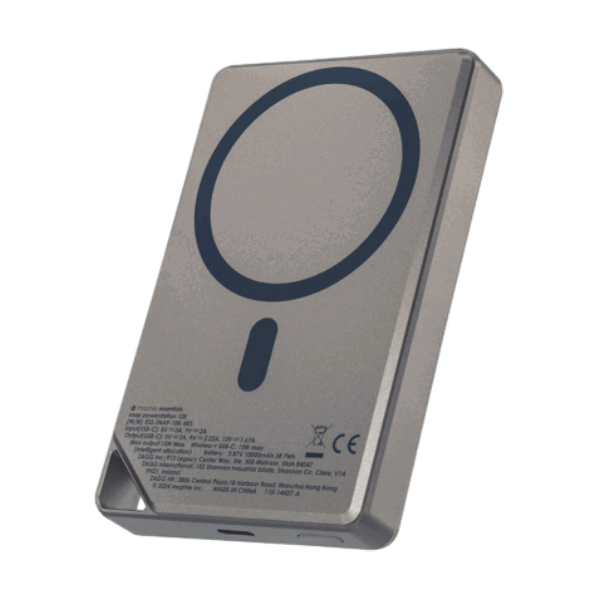 Pin sạc dự phòng Mophie Essentials Snap+ 10.000mAh Metallic