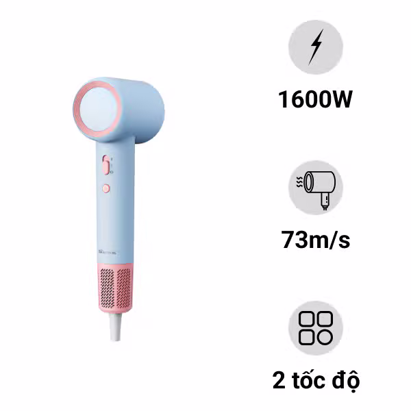 Máy sấy tóc ion âm Bear DCF-D16H1 5 chế độ sấy