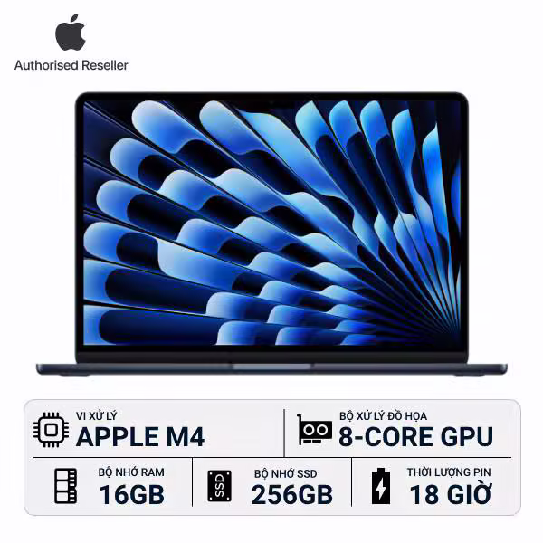 MacBook Air M4 13-inch 16GB/256GB Chính Hãng - ảnh 1