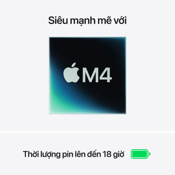 MacBook Air M4 15-inch 16GB/256GB Chính Hãng