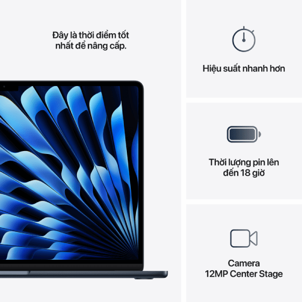 MacBook Air M4 15-inch 16GB/256GB Chính Hãng