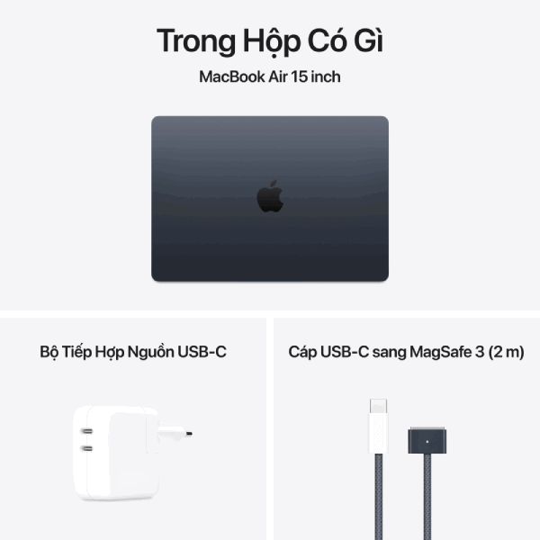 MacBook Air M4 15-inch 16GB/256GB Chính Hãng