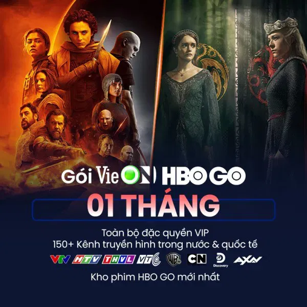 VieON HBO Go - 01 Tháng