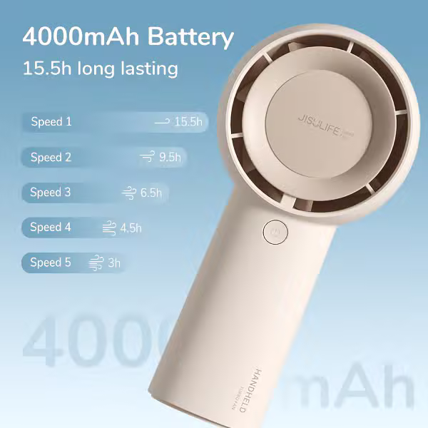 Quạt cầm tay JisuLife FA43 4000mAh - ảnh 5