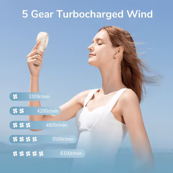 Quạt cầm tay JisuLife FA43 4000mAh - ảnh 6