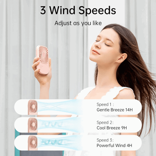 Quạt cầm tay JisuLife FA49 2000mAh
