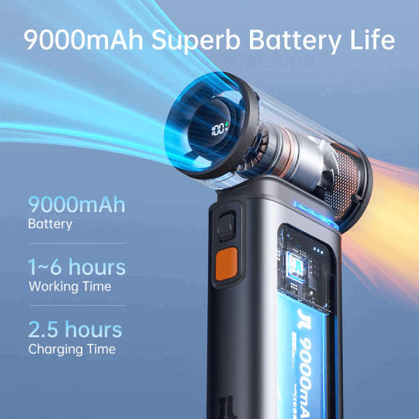 Quạt cầm tay cao cấp Ultra1 JisuLife FA55 18W 9000mAh
