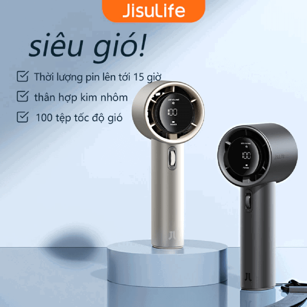 Quạt đeo cổ cao cấp JisuLife Pro1 18W 5000mAh