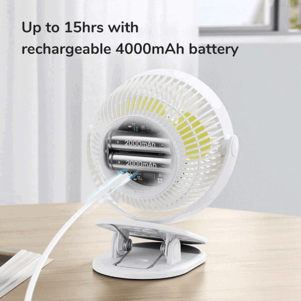 Quạt kẹp đa năng JisuLife FA18S 4000mAh