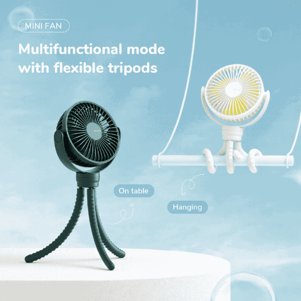 Quạt kẹp đa năng mini JisuLife FA40 4000mAh