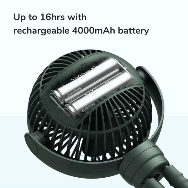 Quạt kẹp đa năng mini JisuLife FA40 4000mAh
