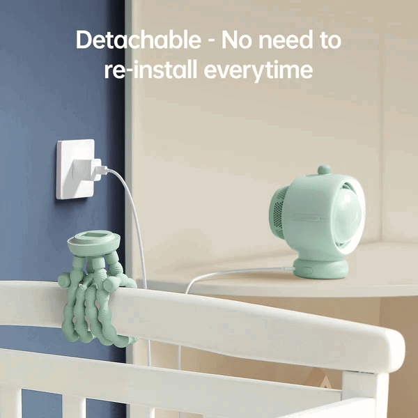 Quạt đa năng kẹp nôi em bé JisuLife Life 2 4000mAh
