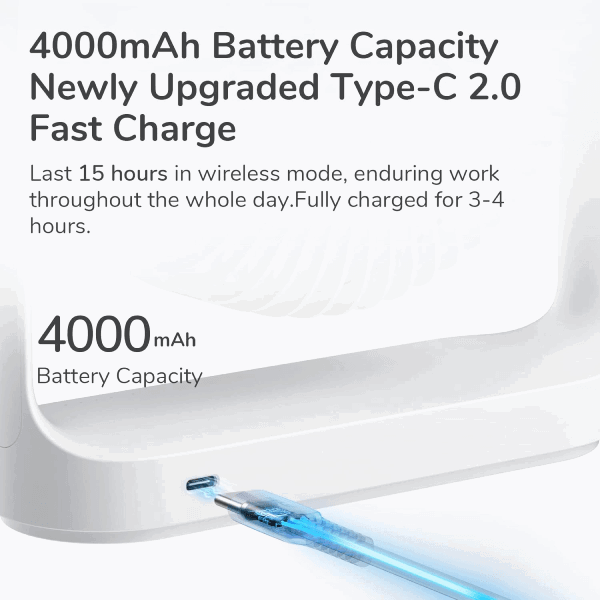Quạt để bàn JisuLife FA19 4000mAh