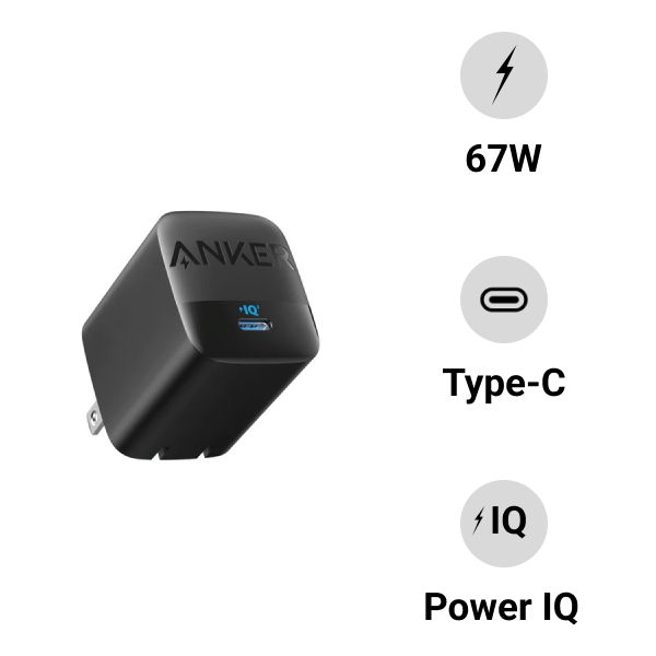 Củ sạc Anker 316 Type-C 67W A2671
