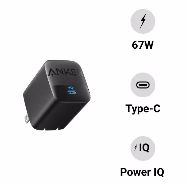 Củ sạc Anker 316 Type-C 67W A2671 - ảnh 1