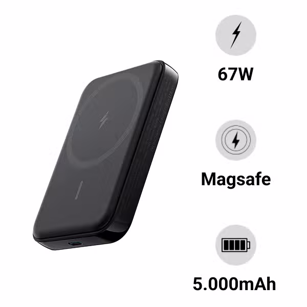 Pin sạc dự phòng Anker 321 MagGo 1C 7.5W 5.000mAh Magsafe A1616 - ảnh 1