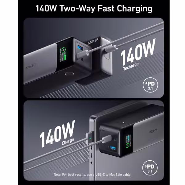 Pin sạc dự phòng Anker 737 PowerCore 140W 1A1C 24.000mAh A1289 - ảnh 4