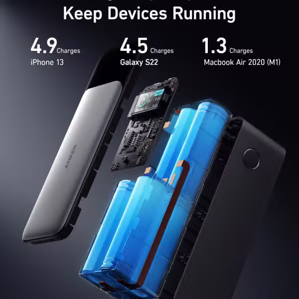 Pin sạc dự phòng Anker 737 PowerCore 140W 1A1C 24.000mAh A1289 - ảnh 5