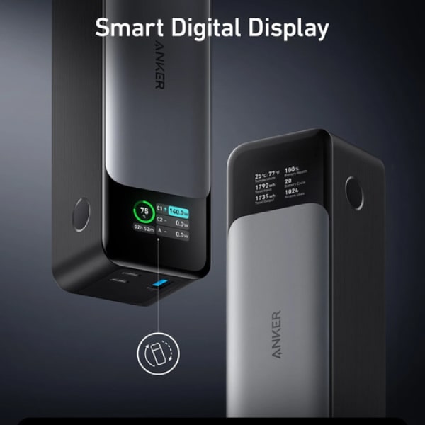 Pin sạc dự phòng Anker 737 PowerCore 140W 1A1C 24.000mAh A1289
