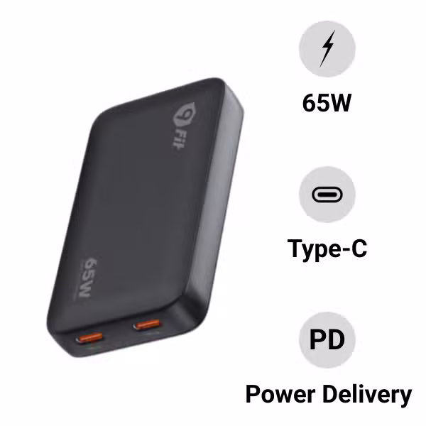 Củ sạc 9FIT Slim PD 65W 2C GaN