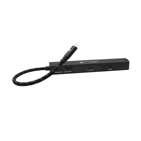 Cổng chuyển Mazer InfiniteLink Hub 6in1 HDMI 4K + USB3.0X2 + GIGABIT + USB-C PD100W