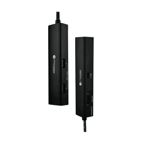 Cổng chuyển Mazer InfiniteLink Hub 4in1 HDMI 4K + USB3.0X2 + USB-C PD100W