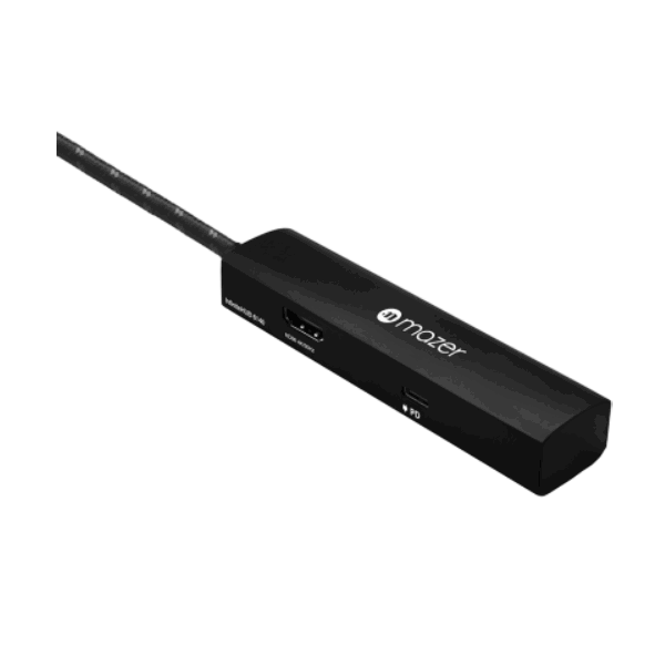 Cổng chuyển Mazer InfiniteLink Hub 4in1 HDMI 4K + USB3.0X2 + USB-C PD100W