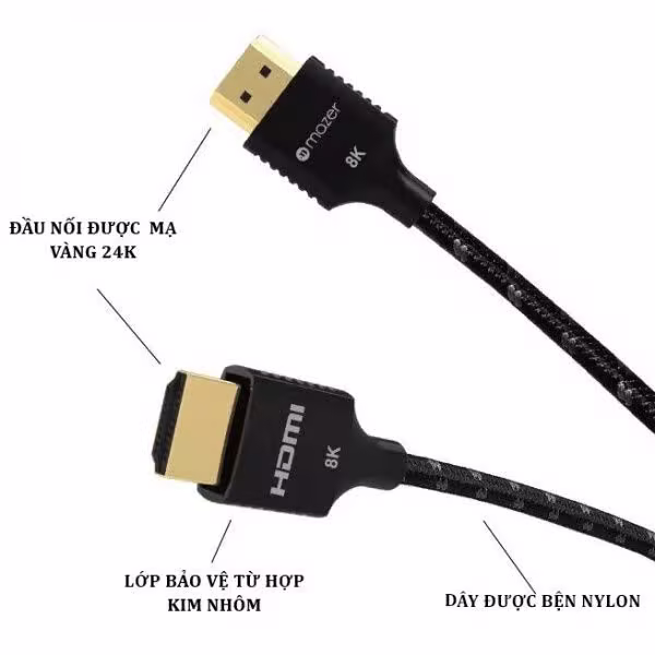 Cáp Mazer Ultra HDMI 8K 60Hz HDMI 2.1 2m - ảnh 2