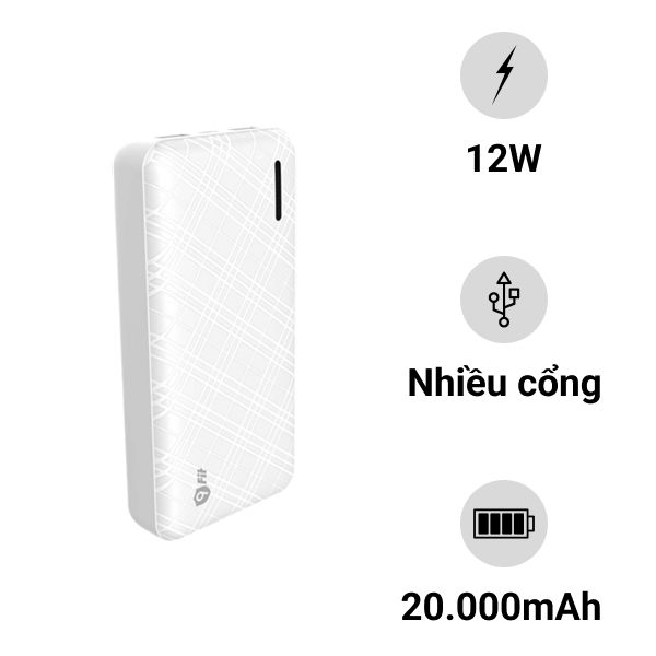 Pin sạc dự phòng 9FIT Lite 20.000 mAh Li-Polymer