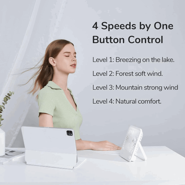 Quạt để bàn JisuLife FA26 4500mAh