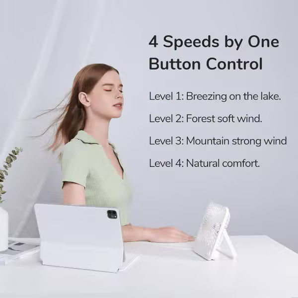 Quạt để bàn JisuLife FA26 4500mAh - ảnh 8