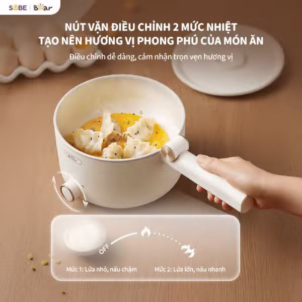 Nồi điện đa năng Bear 1.6L DRG-C16Z1 (MC-4H16G) - ảnh 8