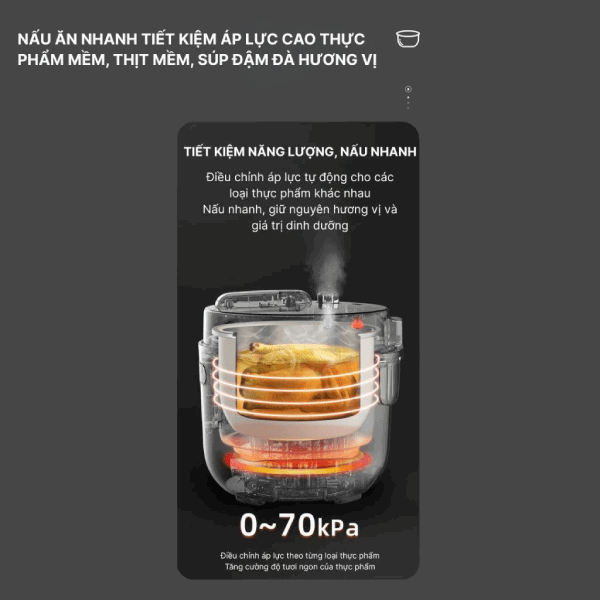 Nồi áp suất điện Bear 2.5L YLB-A25F1 (PC-4H25R)
