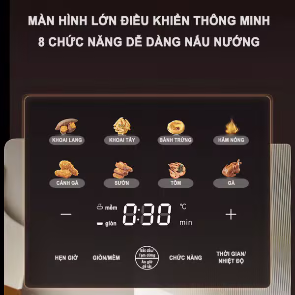 Nồi chiên không dầu 6.2L 1600W Bear AF-4H16K (QZG-H16R3) - ảnh 5