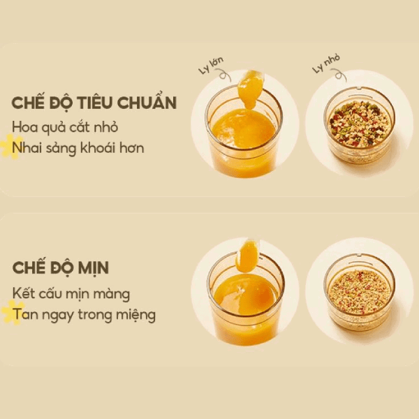 Máy xay sinh tố cầm tay Bear 0.4L + 0.1L 70W BL-4H05Z (LLJ-K05V8)